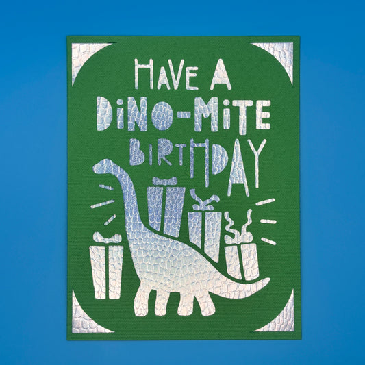 Dino-Mite Birthday Card