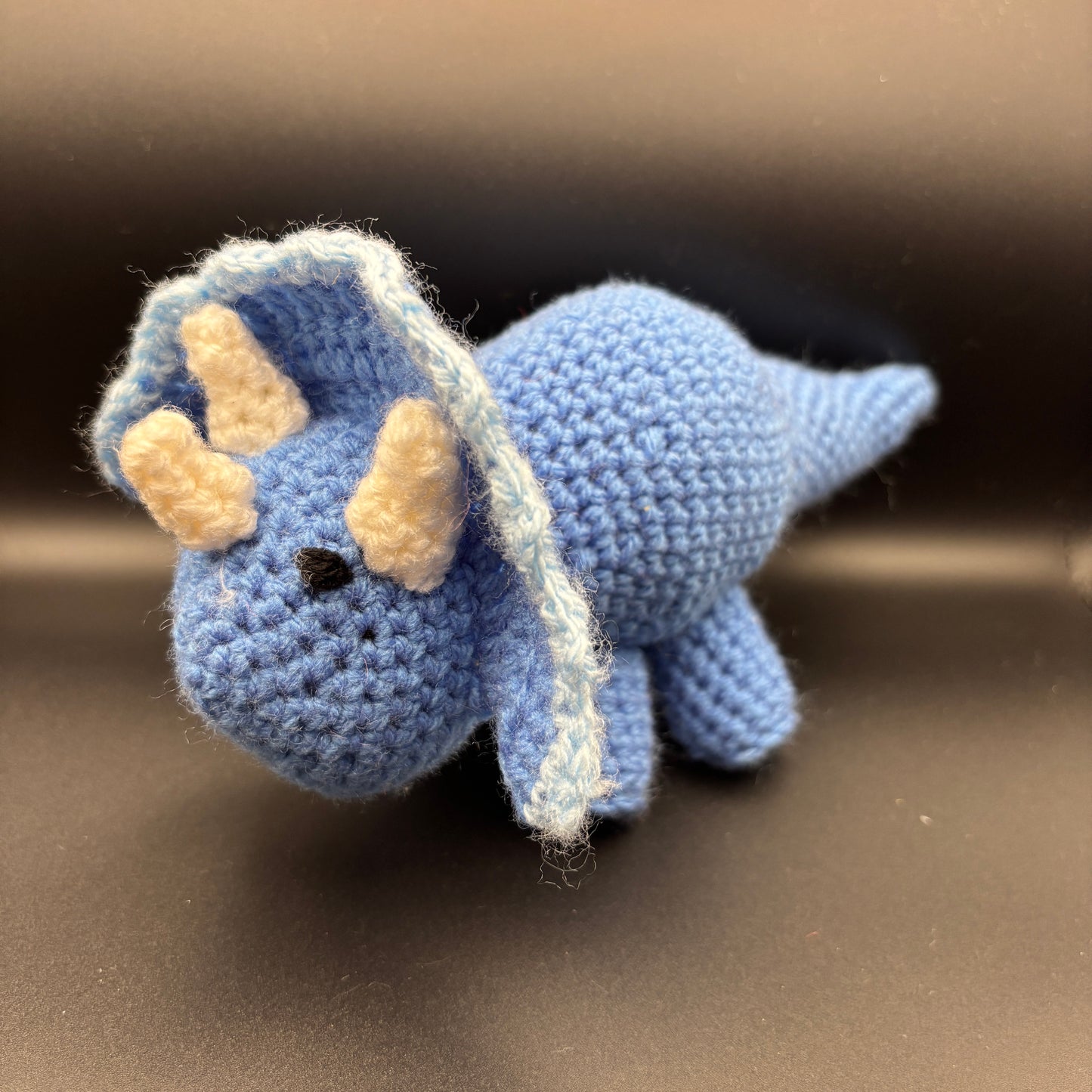 Triceratops Crochet Toy