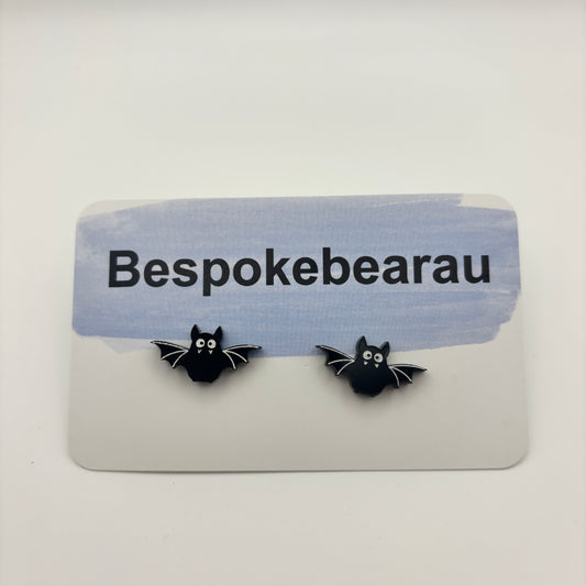 Bat Stud Earrings