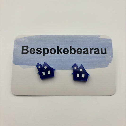 Haunted House Stud Earrings